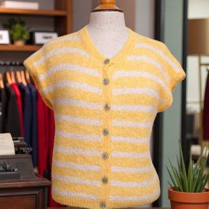 VEST KIM GEEL WIT