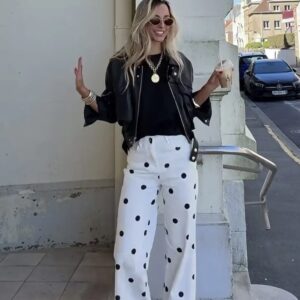 POLKA DOTS WIDE LEG