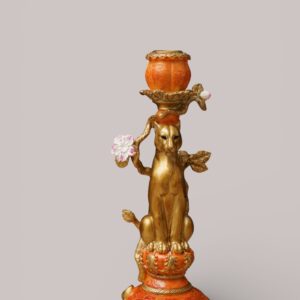 Alternative view of LEOPARD KANDELAAR ORANGE