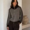 STREEP VEST BRUIN - Afbeelding 4