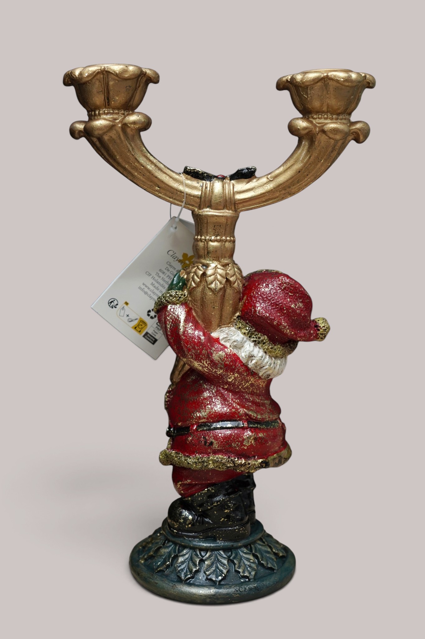 KERSTMAN KANDELAAR - Afbeelding 3