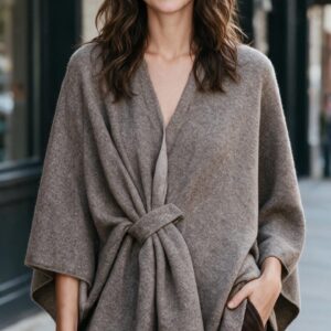 PONCHO BEIGE